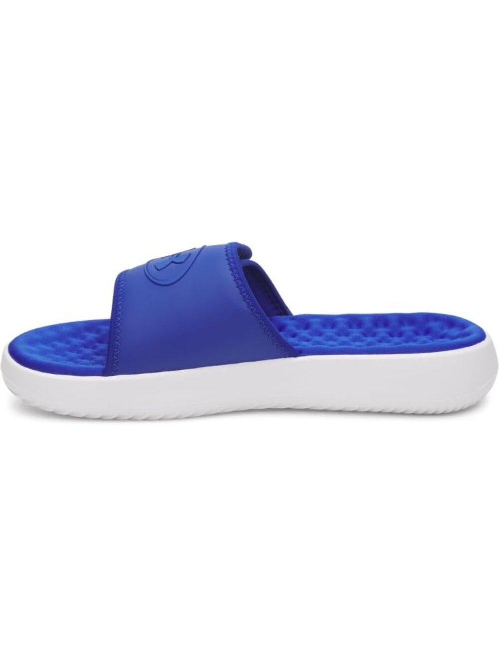 Men's Royal Blue Ignite Pro Slide Comfort Soft Rubber Slip On Flat Sandal Shoes